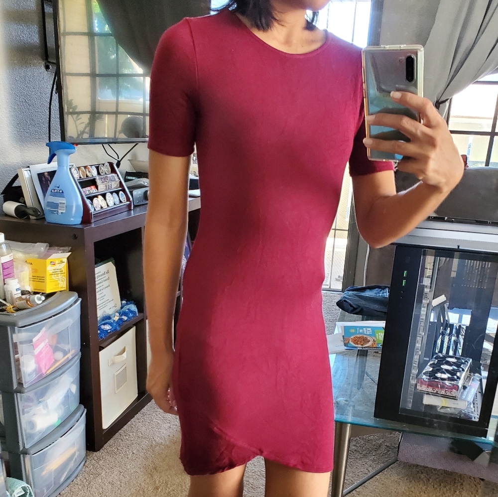 Maroon/Dark Red dress